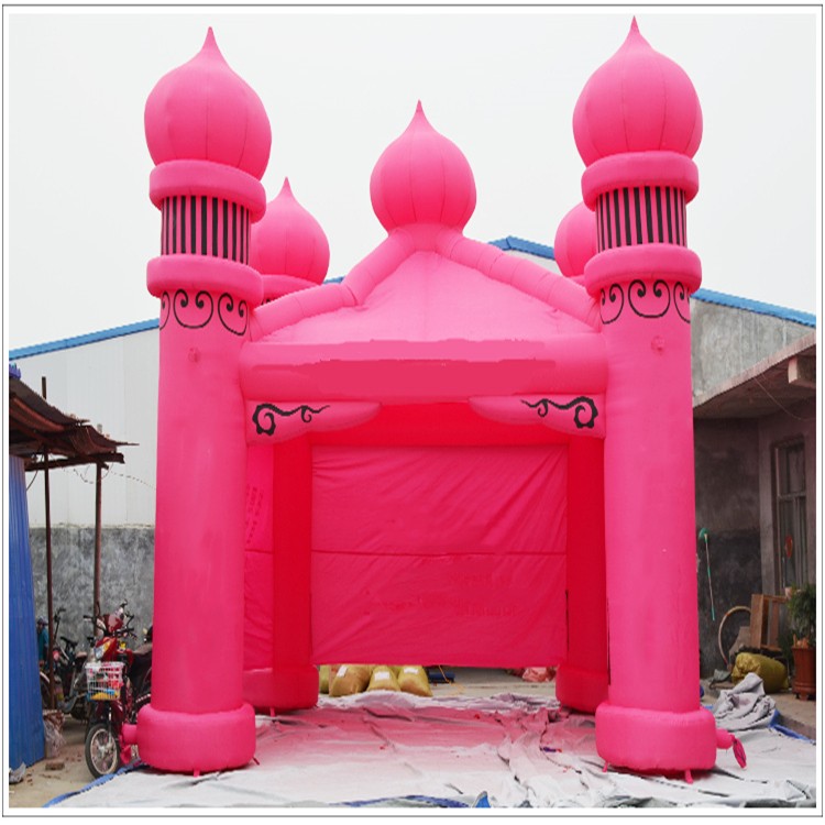 海棠粉色帐篷